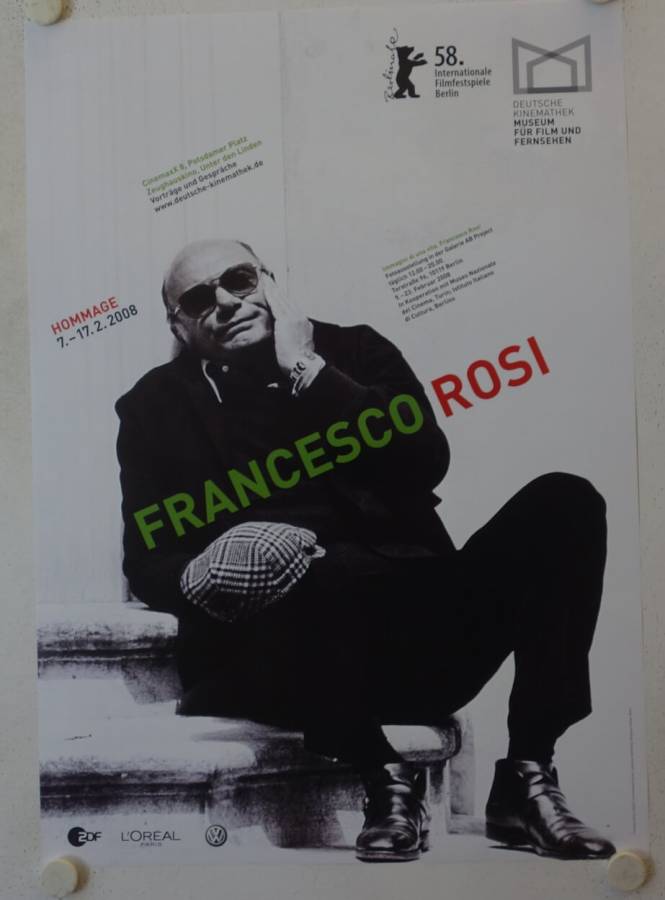 Hommage Francesco Rosi original release german film festival poster